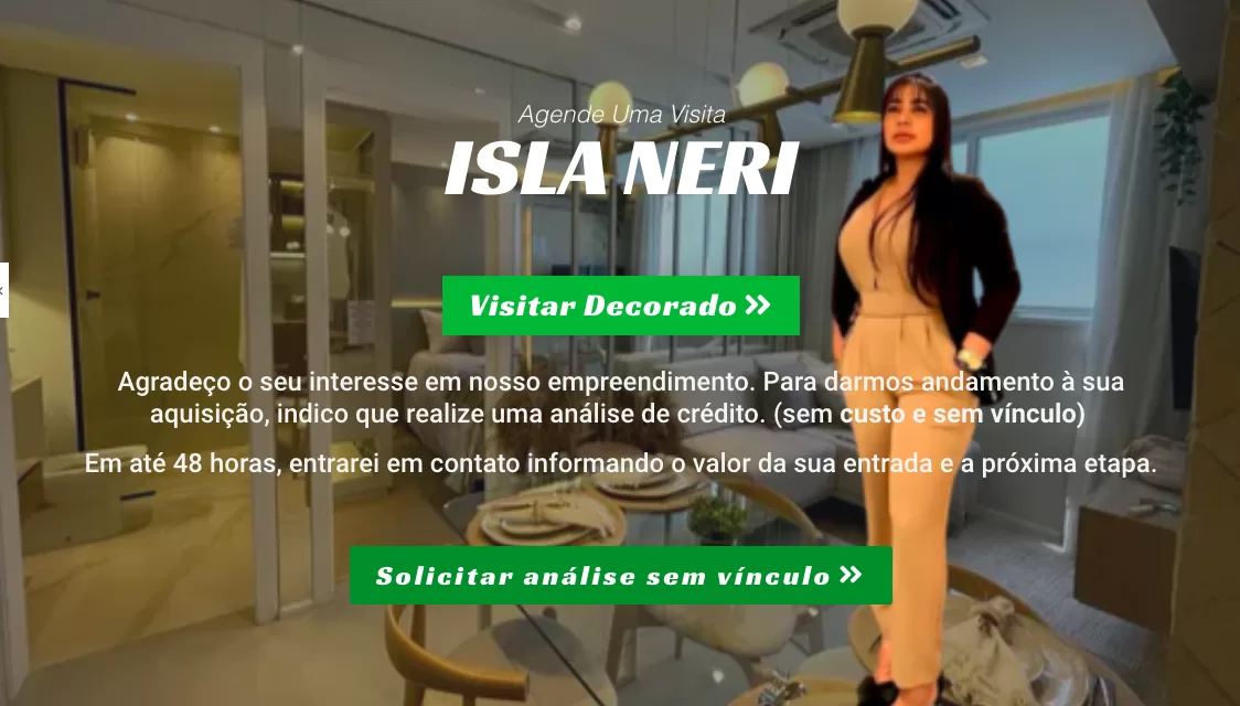 Alt text: Foto da Isla Neri corretora de apartamentos em Lançamentos, em obras e prontos em SP da contrutora Cury